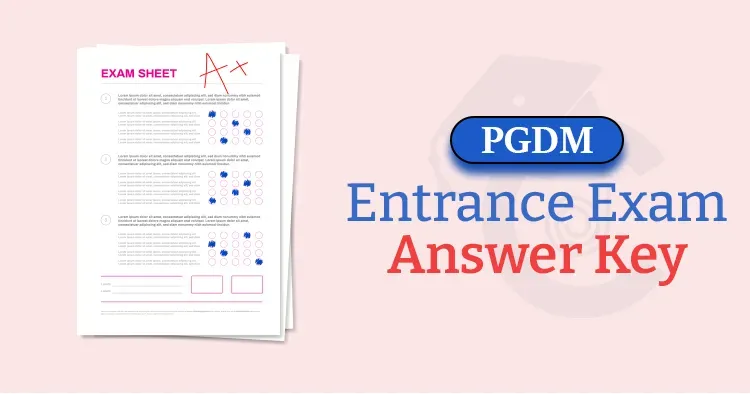PGDM Entrance Answer Key 2026