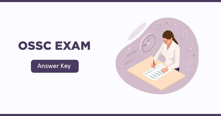 OSSC Answer Key 2026